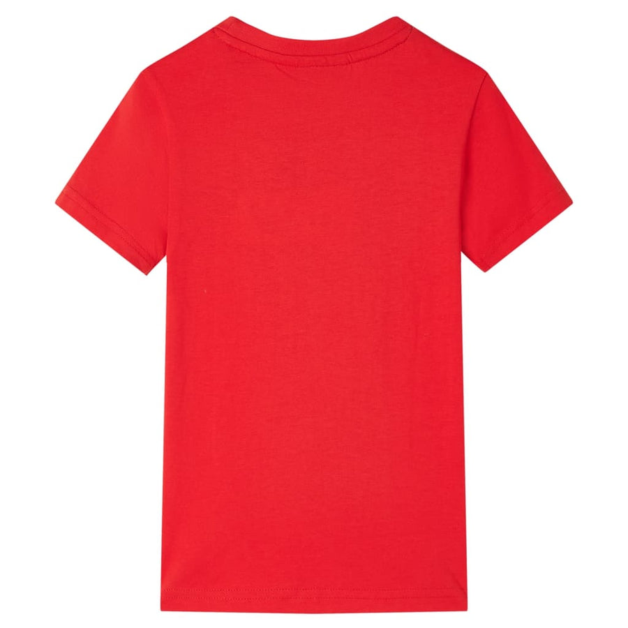 Kindershirt 116 rood Rood