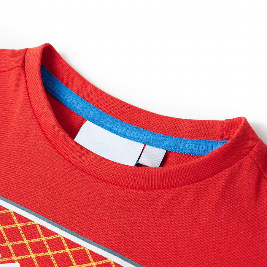 Kindershirt 116 rood Rood
