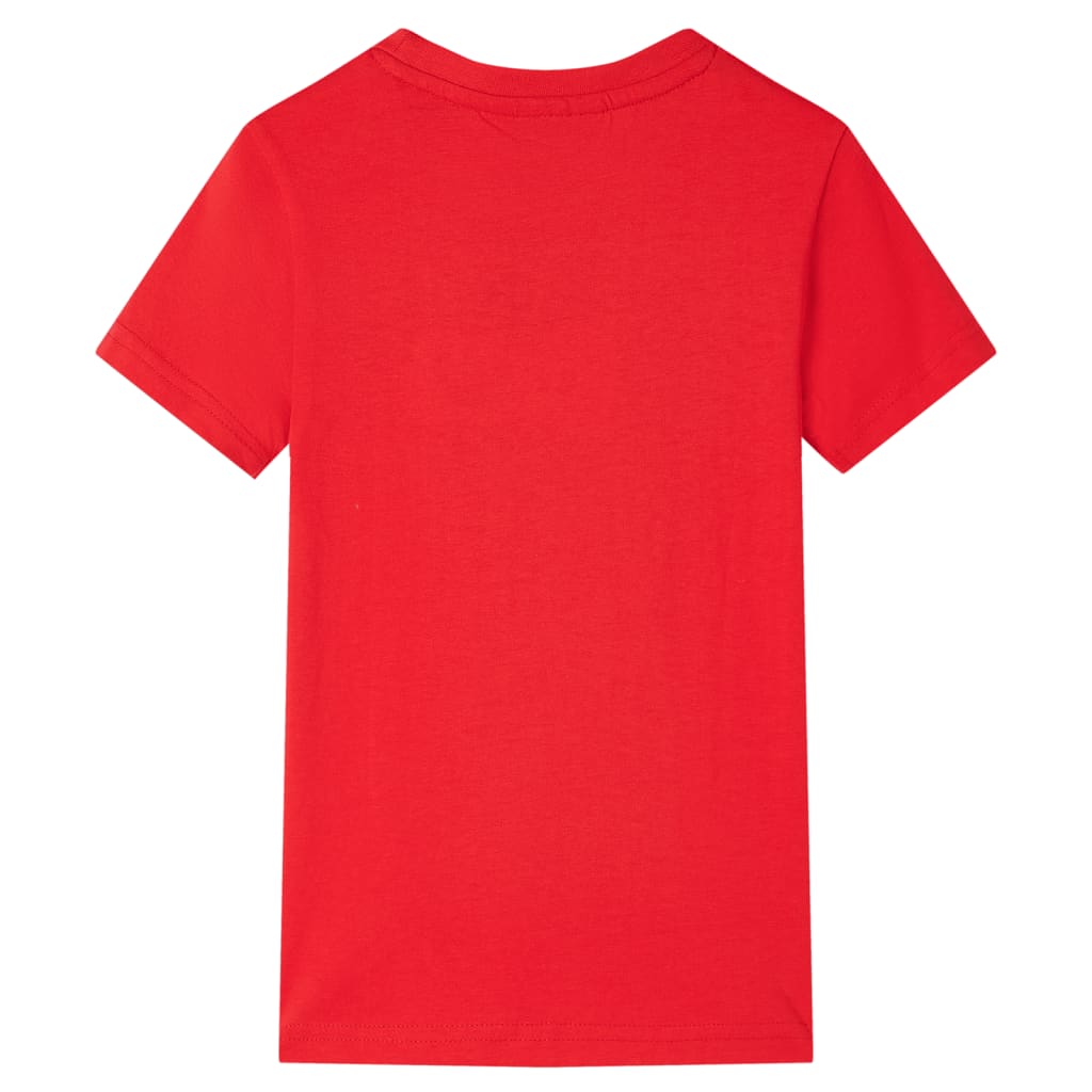 Kindershirt 128 rood Rood