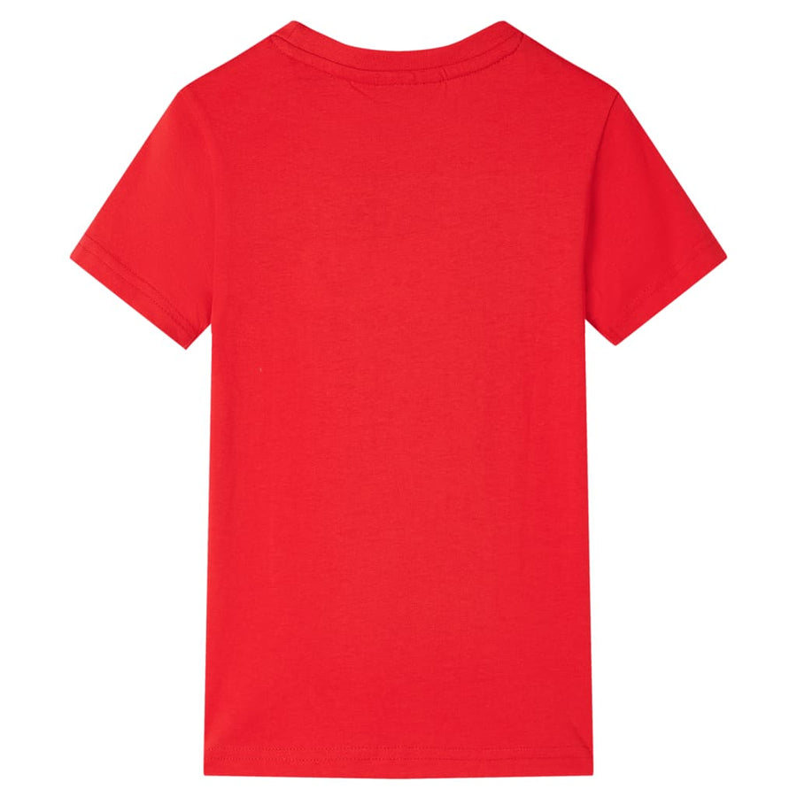 Kindershirt 128 rood Rood
