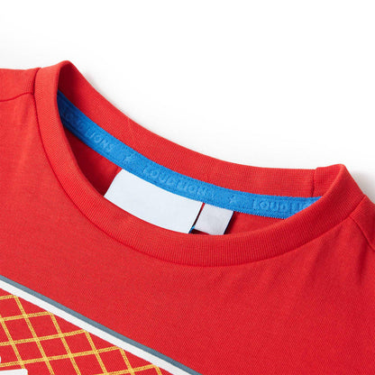 Kindershirt 128 rood Rood