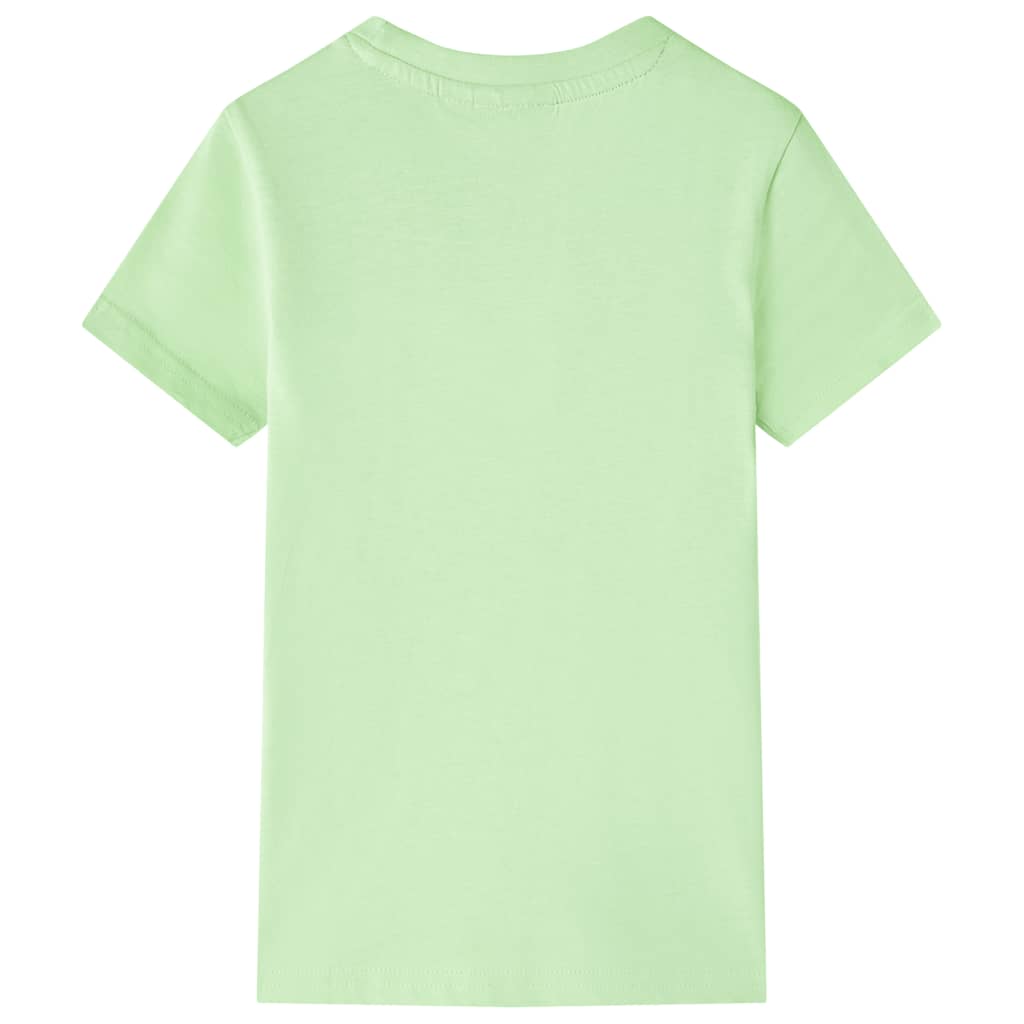 Kindershirt 140 limoengroen Limoen
