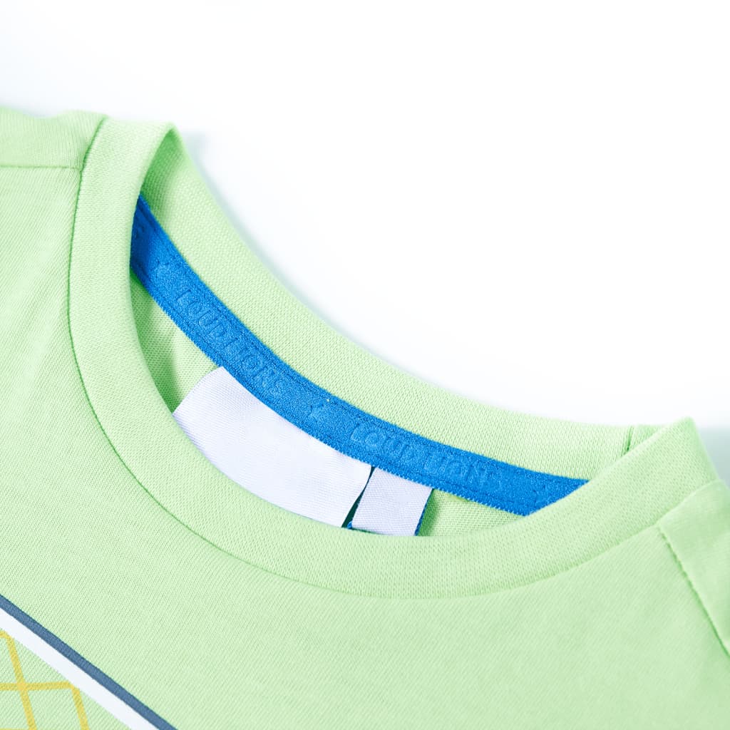 Kindershirt 140 limoengroen Limoen