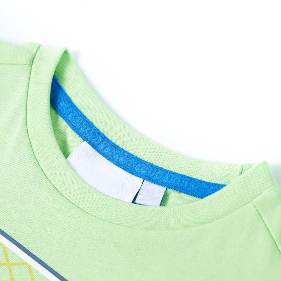 Kindershirt 140 limoengroen Limoen