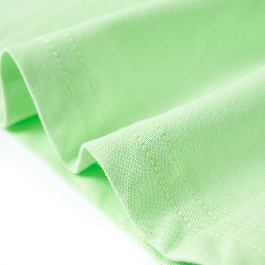 Kindershirt 140 limoengroen Limoen