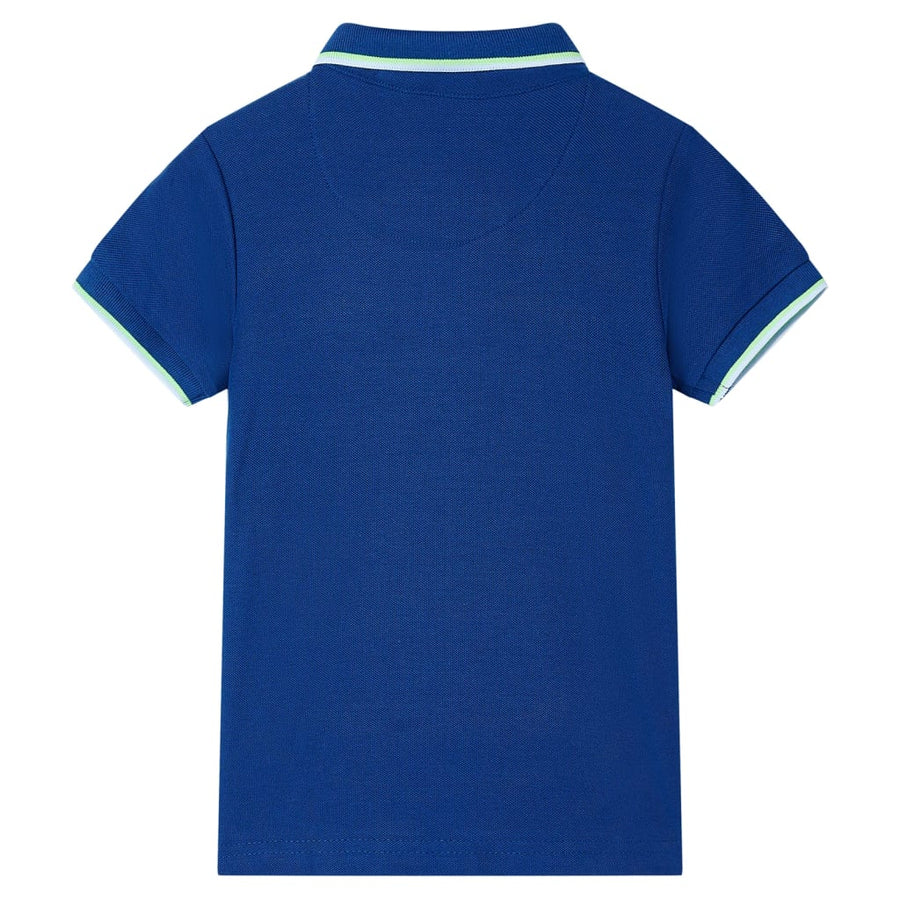Kinderpoloshirt 104 donkerblauw Blauw 104