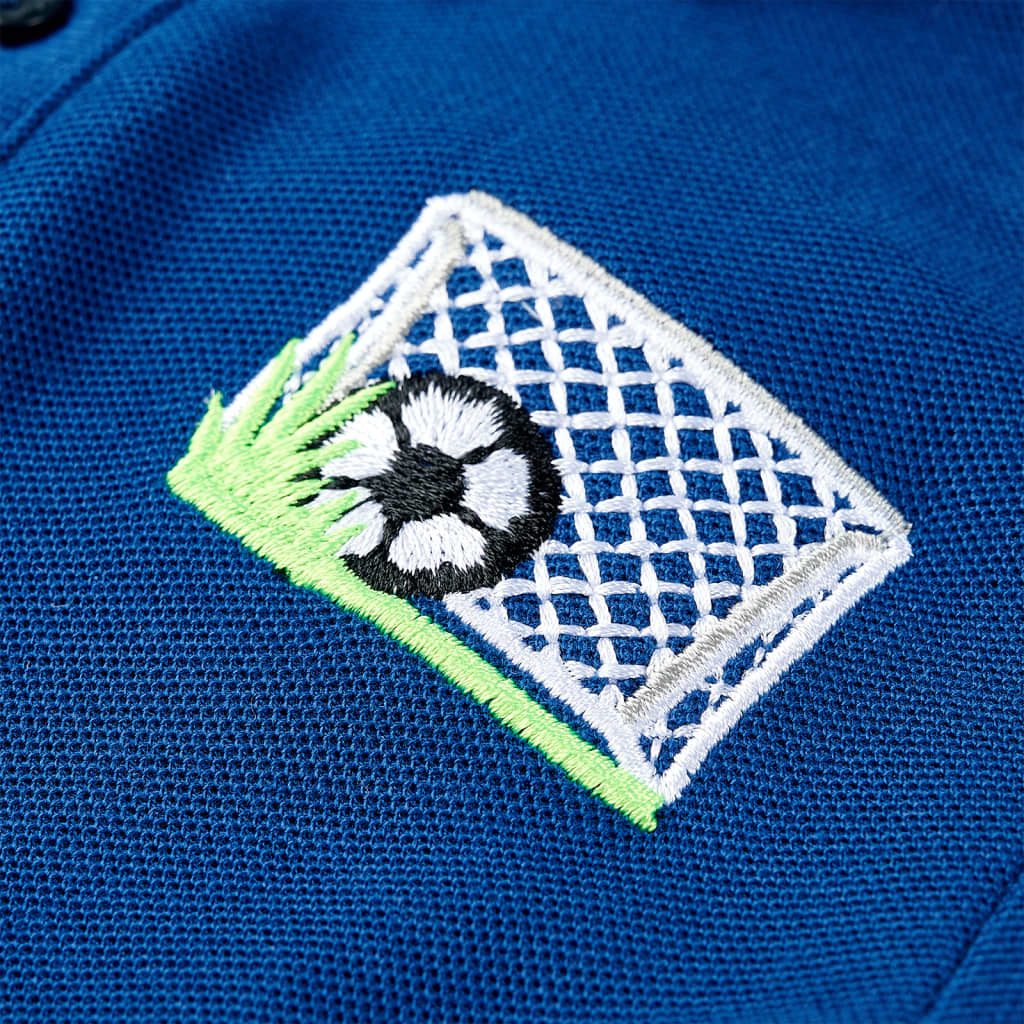 Kinderpoloshirt 104 donkerblauw Blauw 104