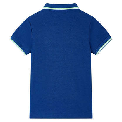 Kinderpoloshirt 116 donkerblauw Blauw 116