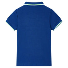 Kinderpoloshirt 128 donkerblauw Blauw 128
