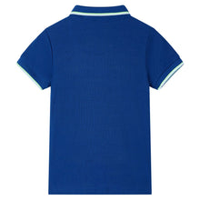 Kinderpoloshirt 140 donkerblauw Blauw