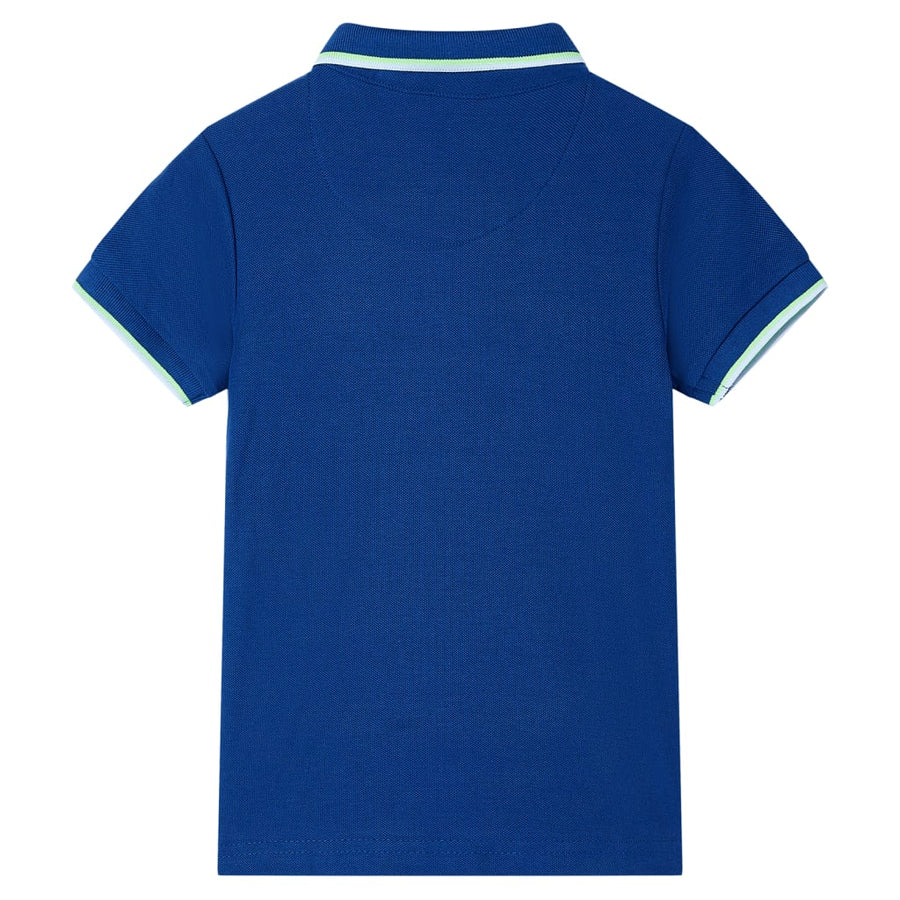 Kinderpoloshirt 140 donkerblauw Blauw