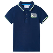 Kinderpoloshirt 116 marineblauw Marineblauw 116