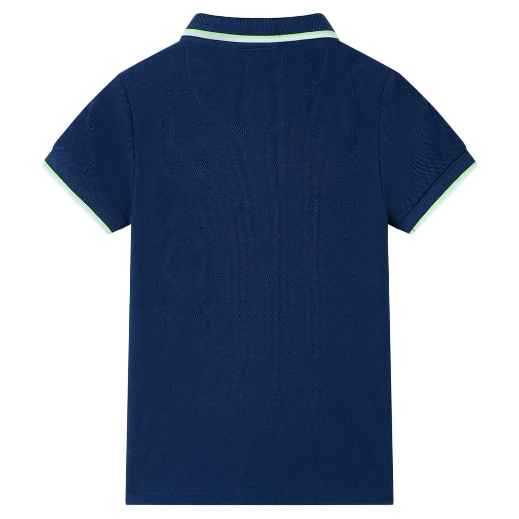 Kinderpoloshirt 116 marineblauw Marineblauw 116