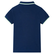 Kinderpoloshirt 116 marineblauw Marineblauw 116