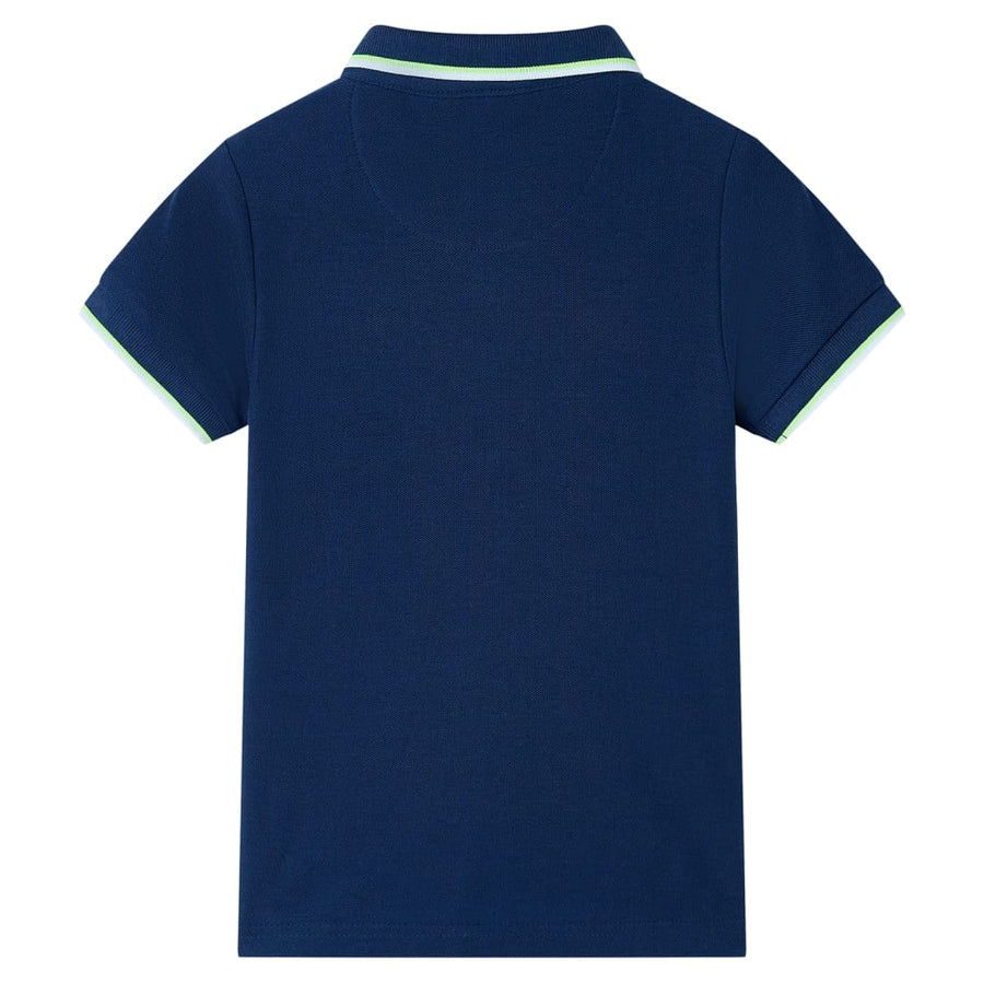 Kinderpoloshirt 116 marineblauw Marineblauw 116