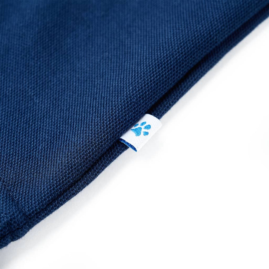 Kinderpoloshirt 128 marineblauw Marineblauw 128