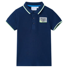 Kinderpoloshirt 140 marineblauw Marineblauw 140