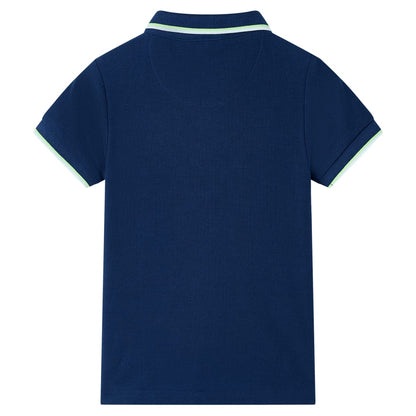Kinderpoloshirt 140 marineblauw Marineblauw 140