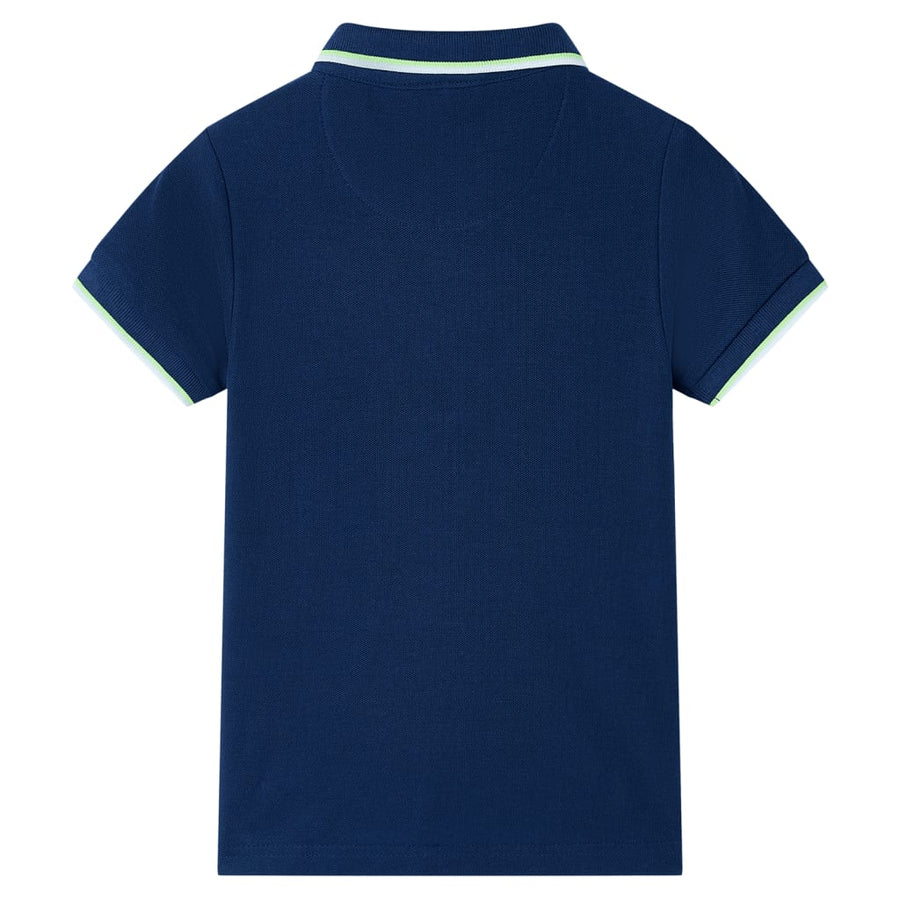 Kinderpoloshirt 140 marineblauw Marineblauw 140