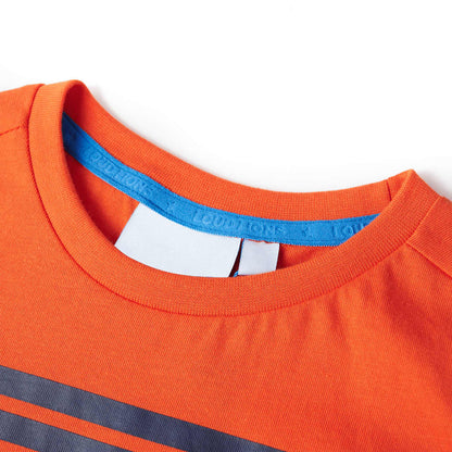 Kindershirt 116 donkeroranje orange