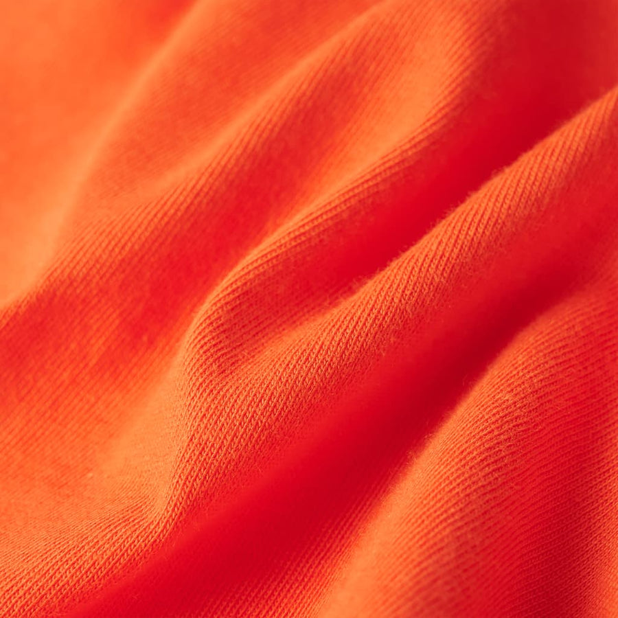 Kindershirt 128 donkeroranje orange