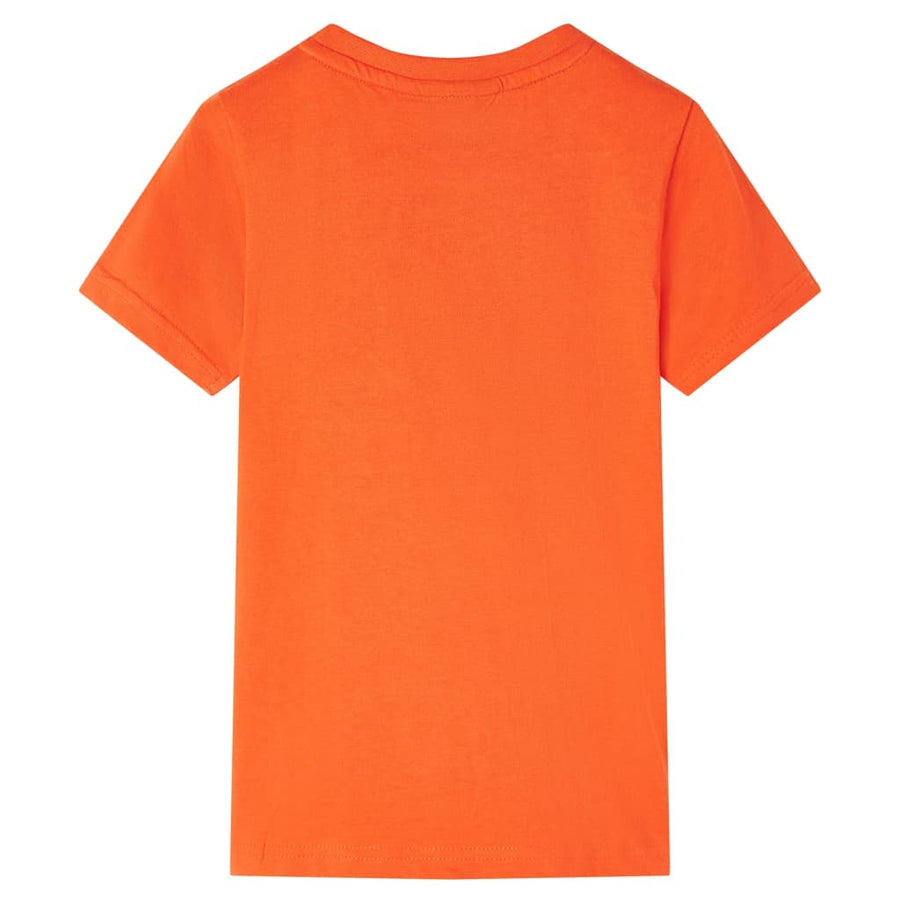 Kindershirt 140 donkeroranje orange 140