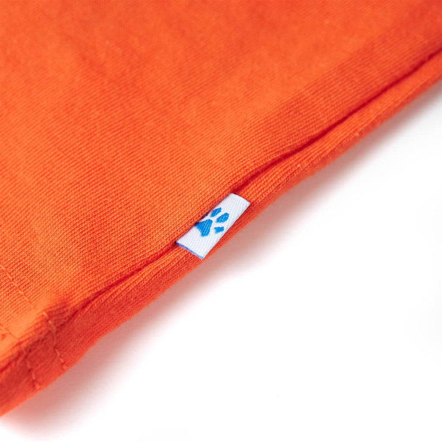 Kindershirt 140 donkeroranje orange 140