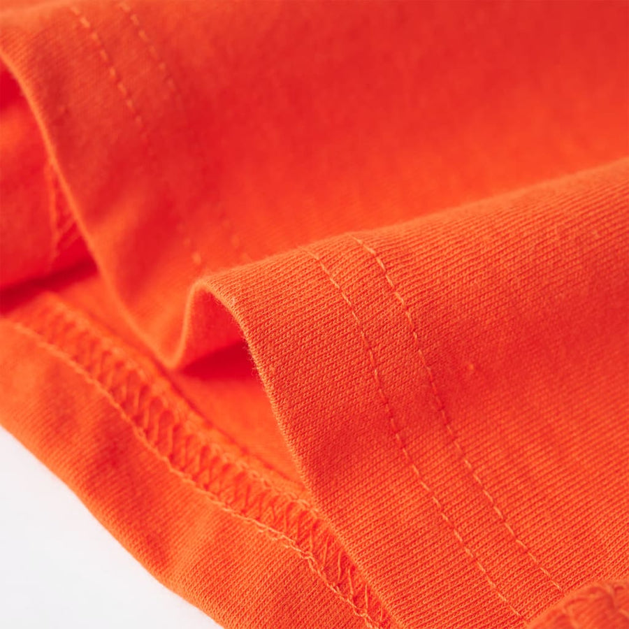 Kindershirt 140 donkeroranje orange 140