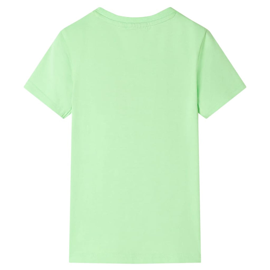 Kindershirt 128 neongroen Groen