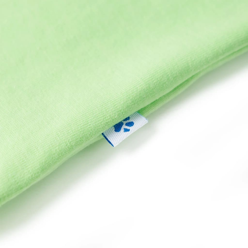 Kindershirt 128 neongroen Groen