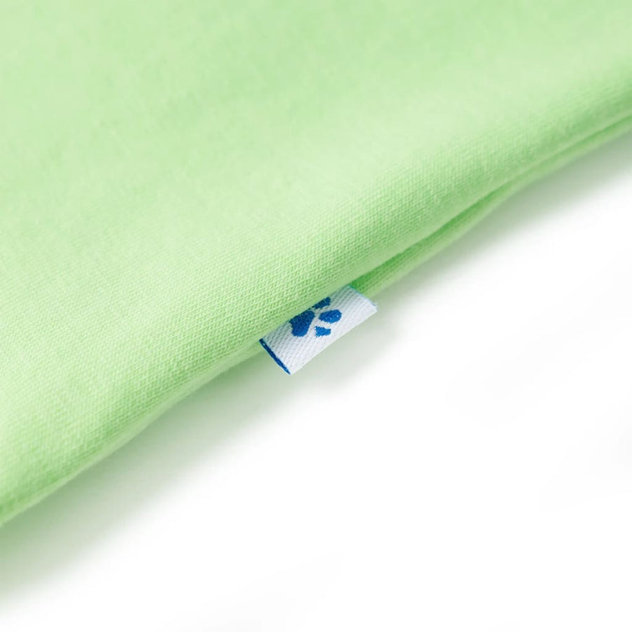 Kindershirt 128 neongroen Groen