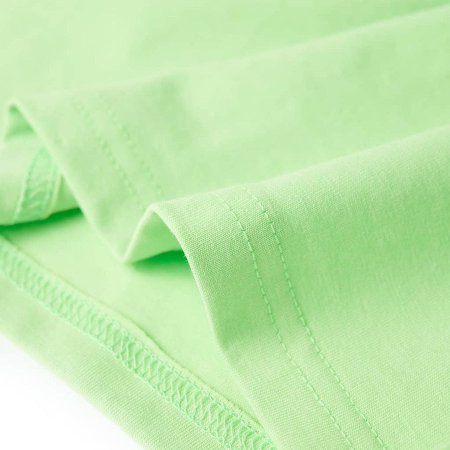 Kindershirt 128 neongroen Groen