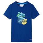 Kids T-shirt 128 dark blue