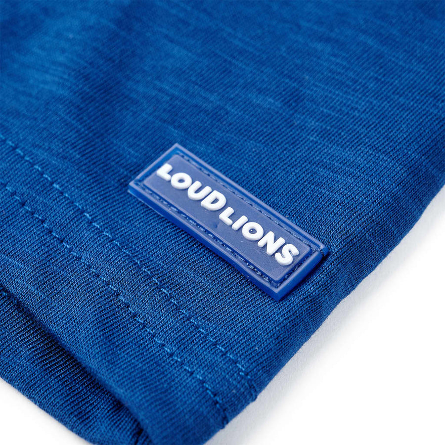Kindershirt 128 donkerblauw Blauw