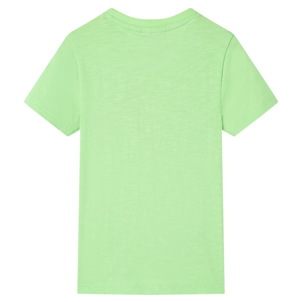 Kindershirt 116 neongroen Groen