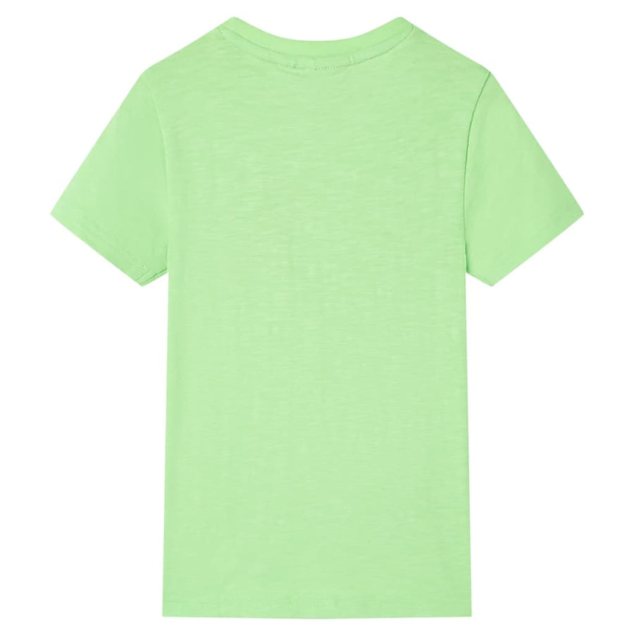Kindershirt 116 neongroen Groen
