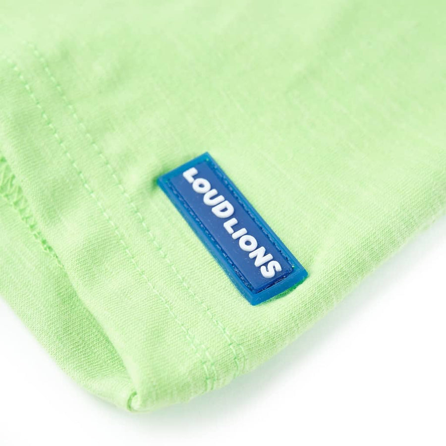 Kindershirt 116 neongroen Groen