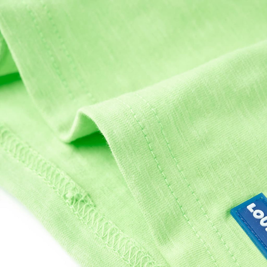Kindershirt 116 neongroen Groen