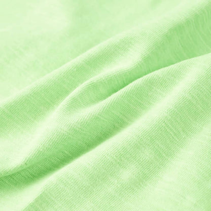 Kindershirt 116 neongroen Groen