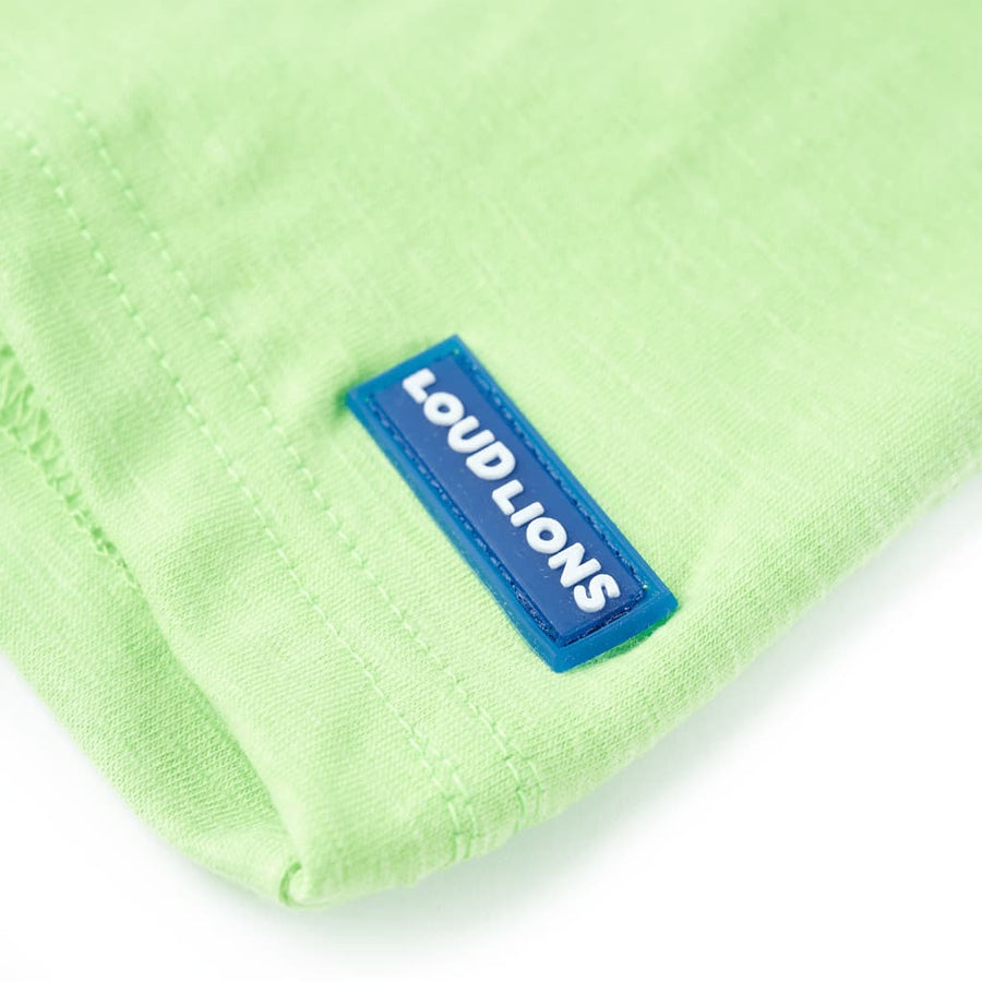 Kindershirt 128 neongroen Groen