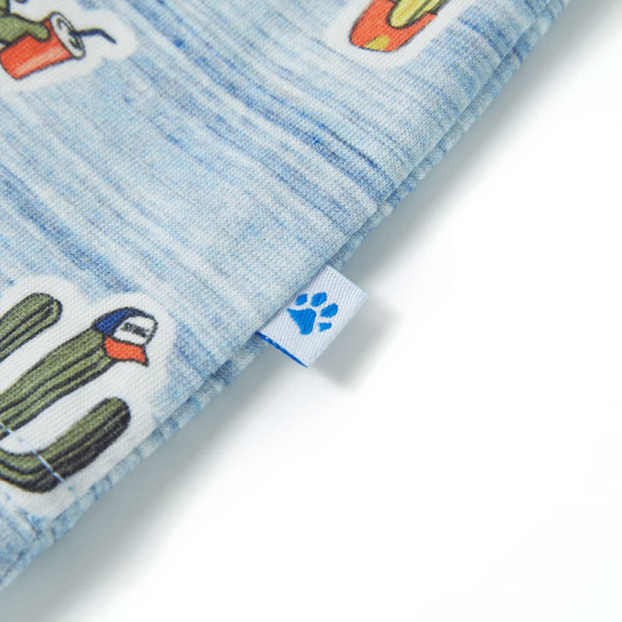 Kindershirt 128 gemengd blauw Blauw 128