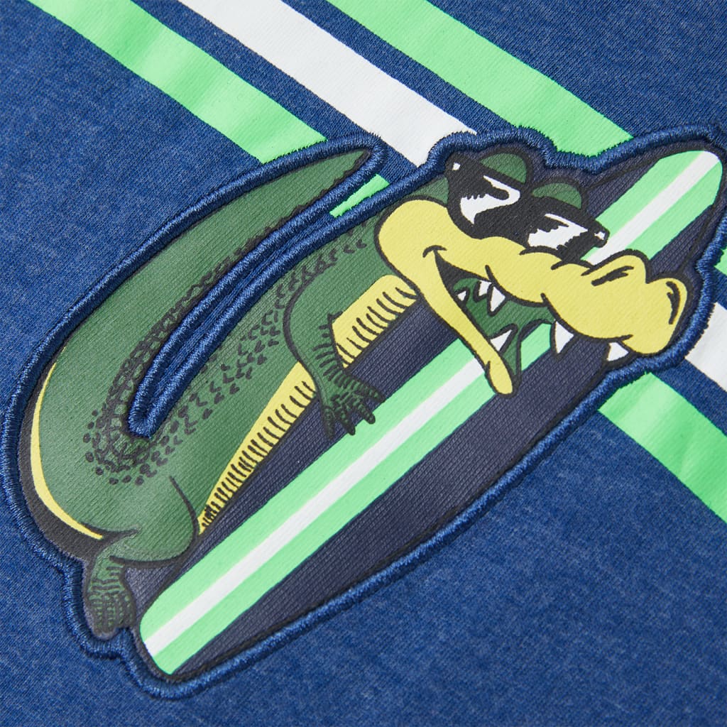 Kindershirt 140 gemêleerd donkerblauw 140