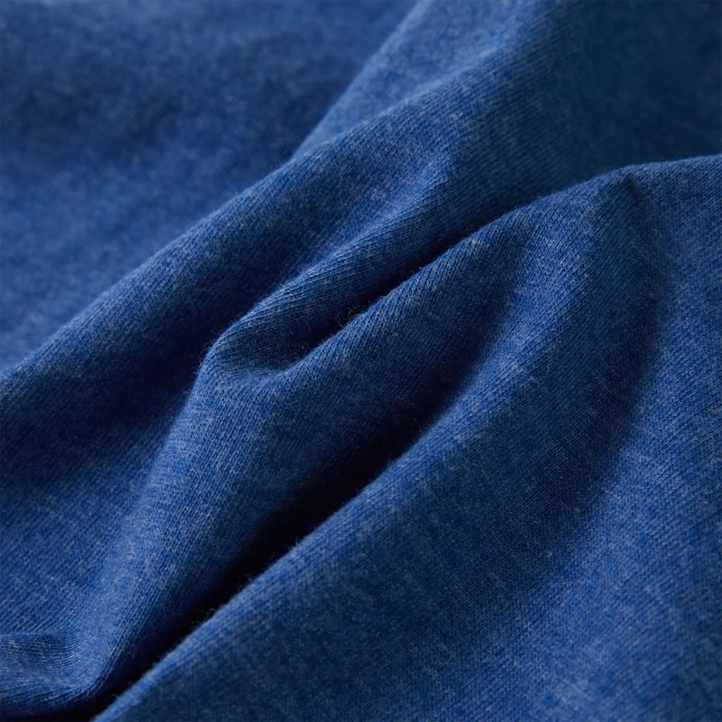 Kindershirt 140 gemêleerd donkerblauw 140