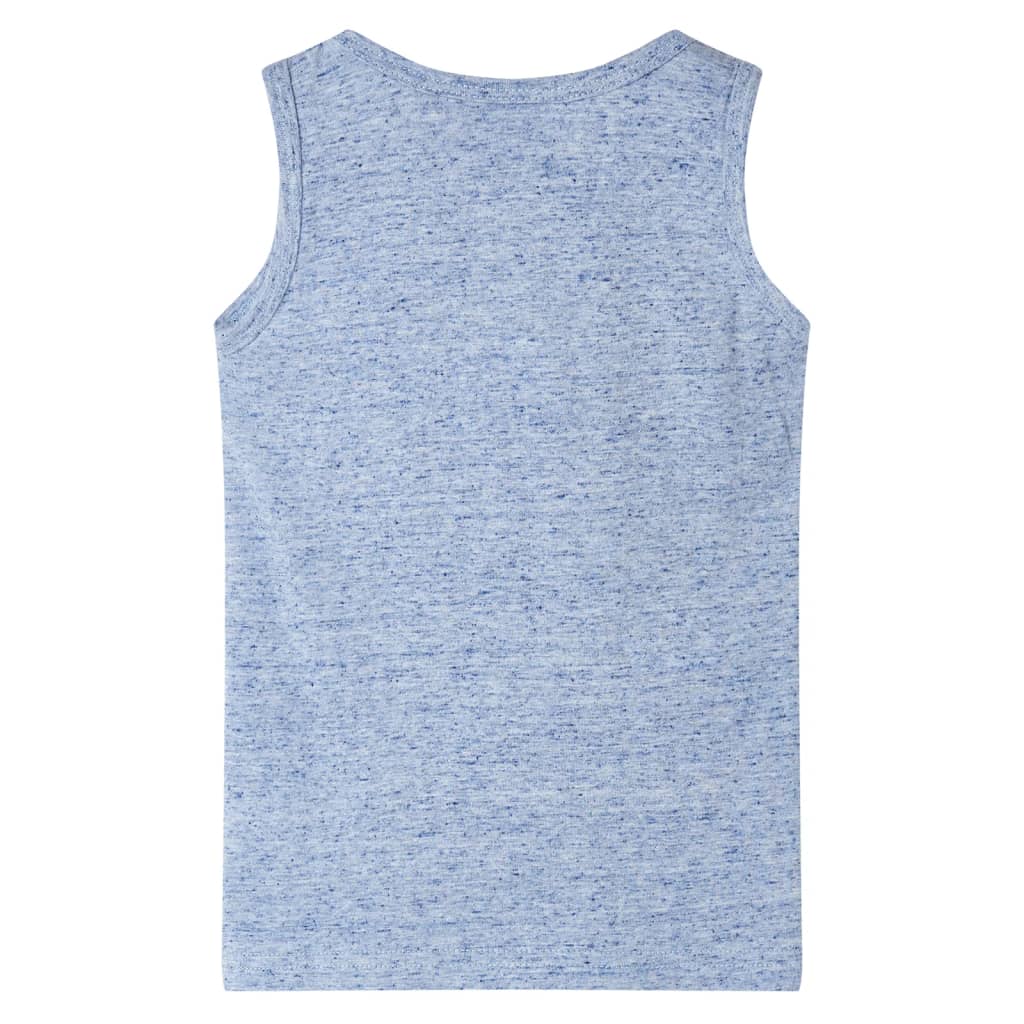 Kindertopje 104 gemêleerd blauw Blauw 104