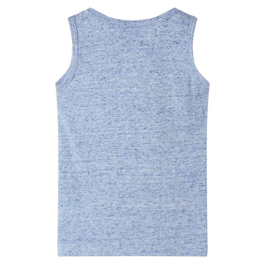 Kindertopje 104 gemêleerd blauw Blauw 104