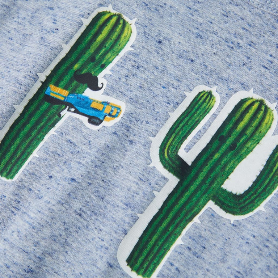 Kindertopje 116 gemêleerd blauw Blauw 116