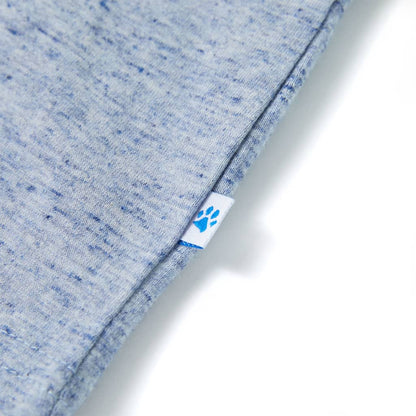 Kindertopje 116 gemêleerd blauw Blauw 116