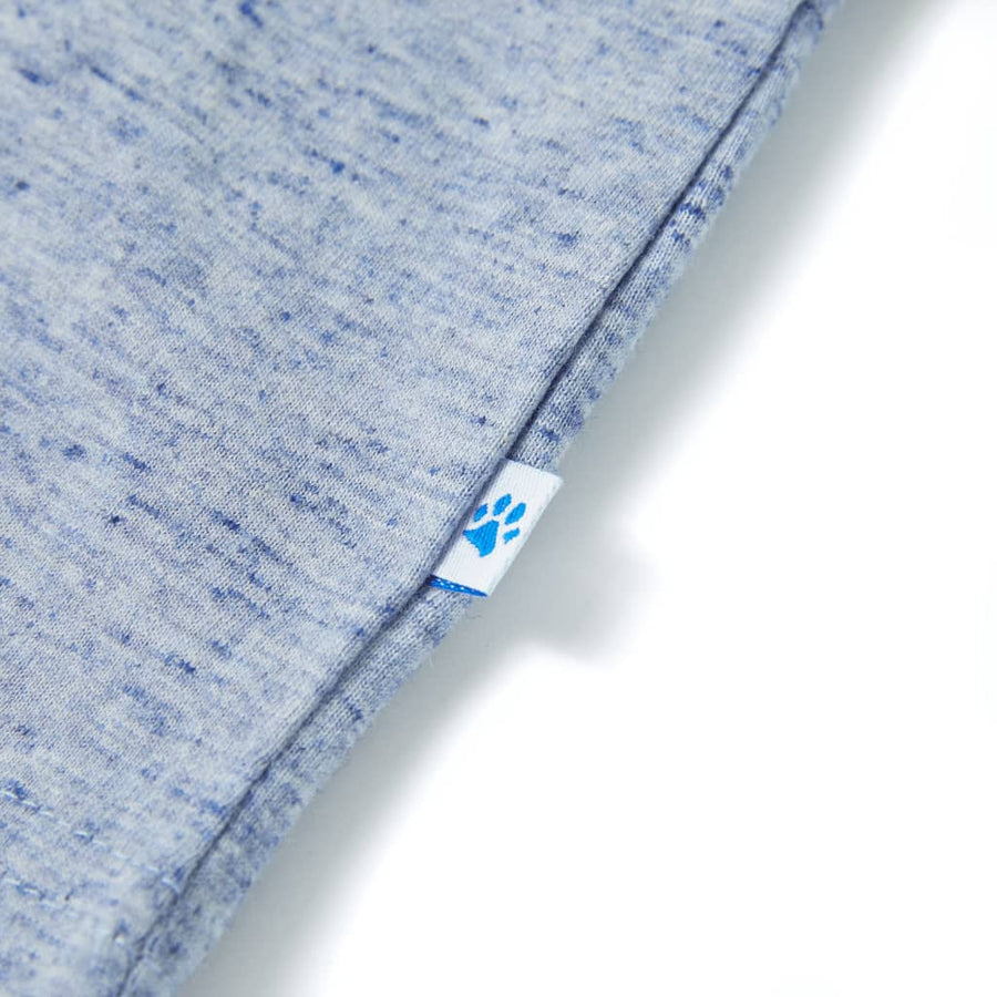 Kindertopje 128 gemêleerd blauw Blauw 128