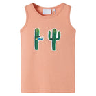 Children's top size 128 light orange