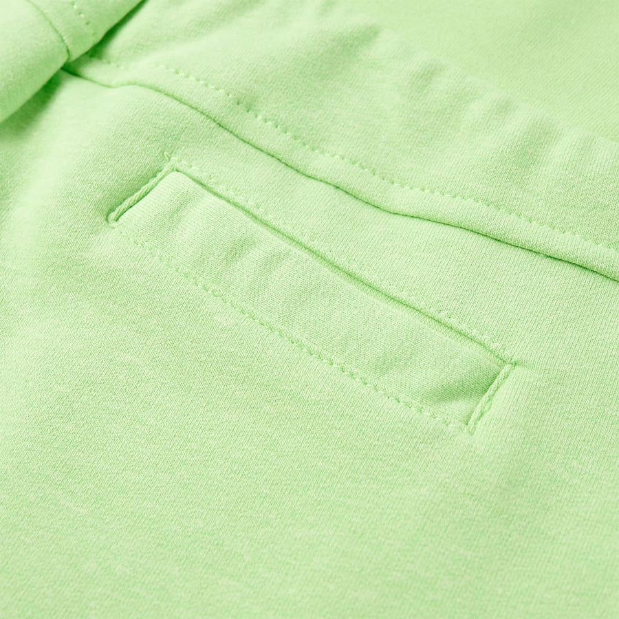 Kindershort 128 fluorescerend groen 128